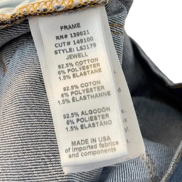 Frame Denim Le Skinny de Jeanne Skinny Jeans - Picture 5 of 9